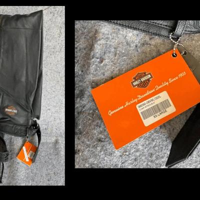 Harley-Davidson Leather Chaps | New with Tags | XX-Large | Style 98090-06VW