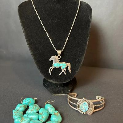 Southwestern Sterling Silver & Turquoise Jewelry Collection