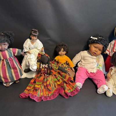  Vintage & Modern Dolls – Assorted Styles & Outfits