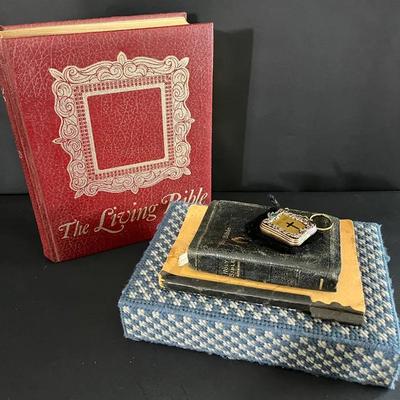 Vintage & Modern Bibles – The Living Bible, African Heritage Study Bible, Antique New 