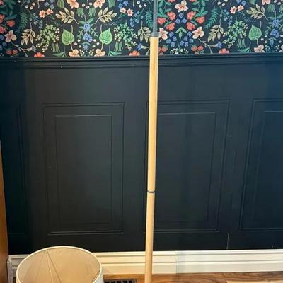 Modern Wooden Floor Lamp with Extra Lamp Shades