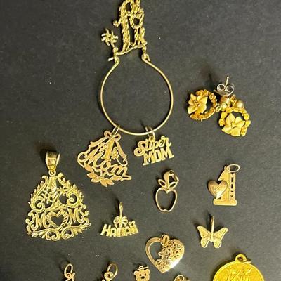 Cute Mom Collection of 10K–18K Gold Charms & Pendants
