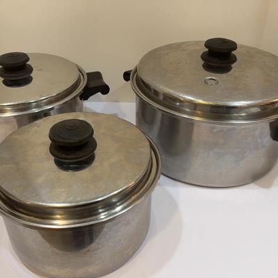 Three Piece Saladmaster Pots And Pans