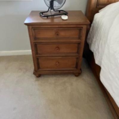 Sale Photo Thumbnail #43: One of 2 Ethan Allen Night Chest "New Country"
