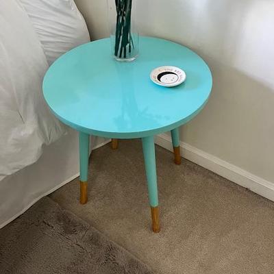 Sale Photo Thumbnail #29: round turquoise table 