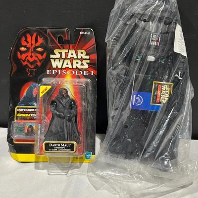 Star Wars Darth Vader And Darth Maul Figurines