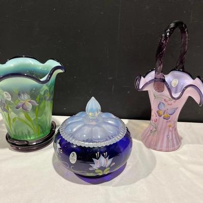 Fenton Designer Showcase Handpainted Series