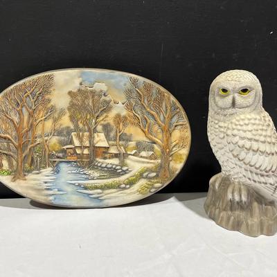 Hershey Molds - Owl 1977 And Landscspe 1976