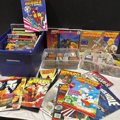 Nintendo Power, Electronic Gaming, Wizard, Fantasy, Marvel, Magic Gathering Cards&Mags + More