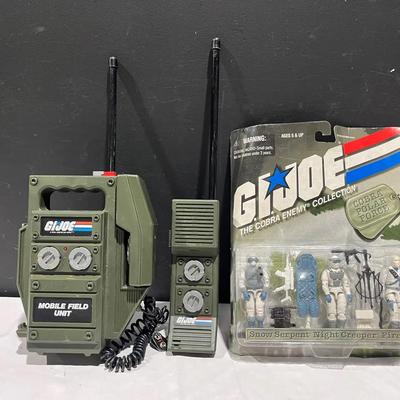Vintage G.I.Joe Cobra Enemy Collection + Walkie Talkie Radio