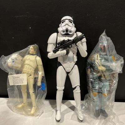 Star Wars Han Solo, Boba Fett, Storm Trooper