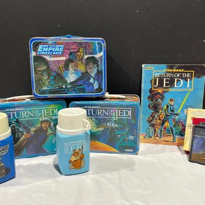 Vintage Star Wars Thermos Lunchboxes + Marvel Comic Book + Ornament 