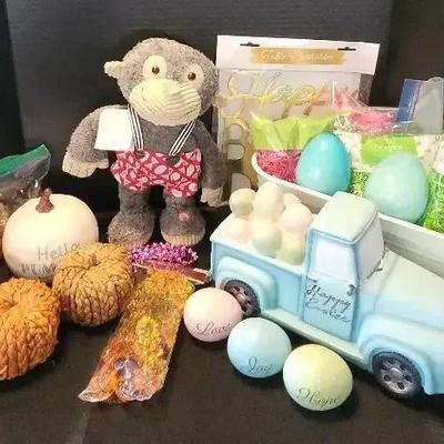 Various Holiday Decor - Fall Pumpkins, Easter, Valentine, Birthday & Cute Truck