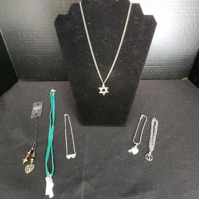 Variety Of Necklaces, Bracelets, Star Of David