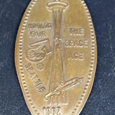 “Smashed” Pennies Coins From 1962 Seattle World Fair And San Diego Gaslamp District