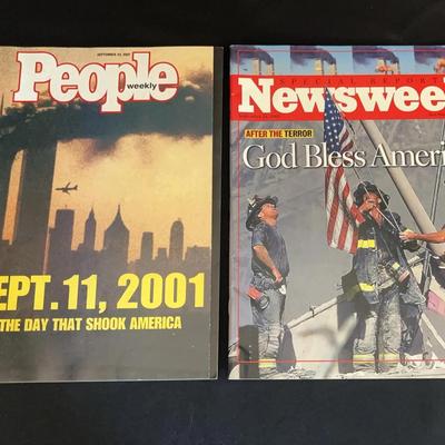 Sept 11, 2001 Commemorative Magazines - People and Newsweek