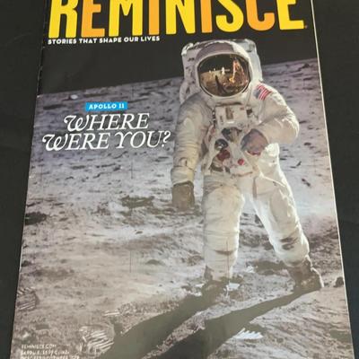 Reminisce Magazine, Apollo 11 Where Were You, Oct/Nov 2019