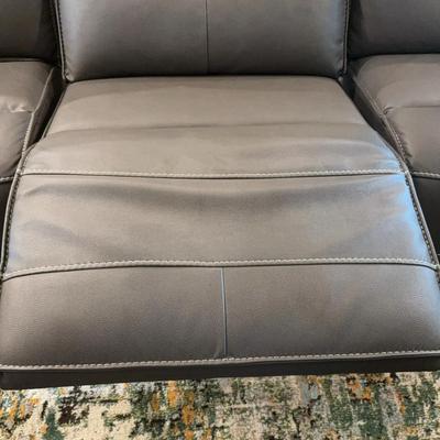 Leather Reclining Chair 32 X 38 X 41- One Section Only
