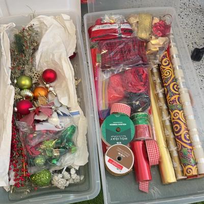 Two Boxes Of Christmas – One Tree Trimming, One Wrapping