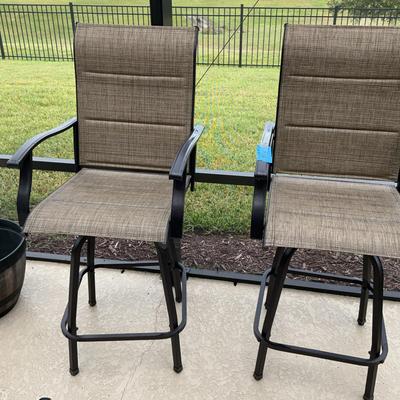 Patio High Top Bistro Chairs