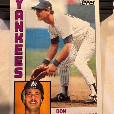 1983 Topps Baseball Don Mattingly Rookie Card #8 
