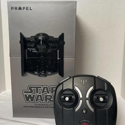 Star Wars Tie Advanced Drone W/ Display Box Extra Pieces Included