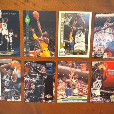 8 Shaquille O’Neal Basketball Cards. Rookie, Draft Pick And More 