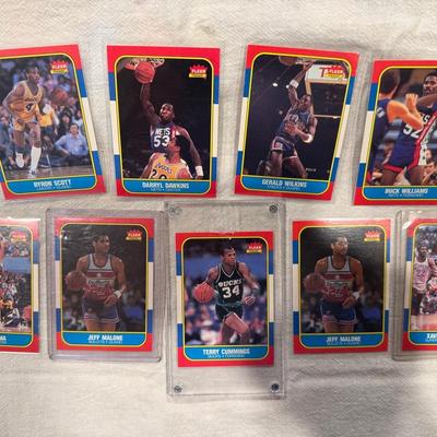 Nine 1986-87 Fleer Premier Basketball Sports Cards  Near Mint