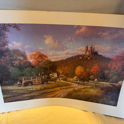 Autumn at Holy Hill Signed Art Print from George Kovach