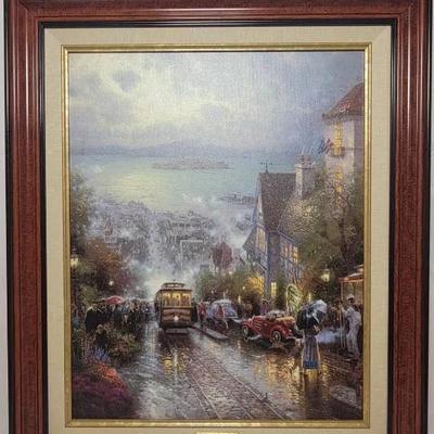 Thomas Kinkade Hyde Street And The Bay, San Francisco