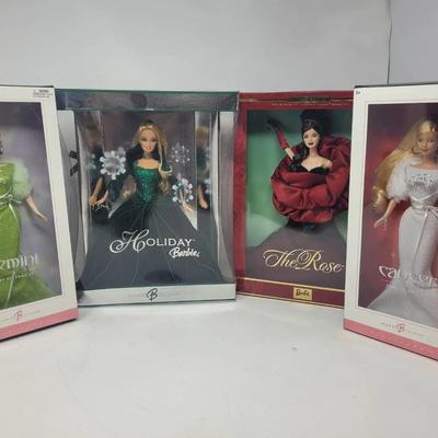 Gemini, 2004 Holiday Barbie, The Rose, and Cancer Barbie Doll