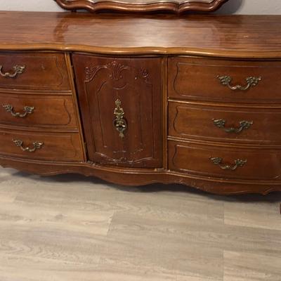 Triple Dresser with Mirror