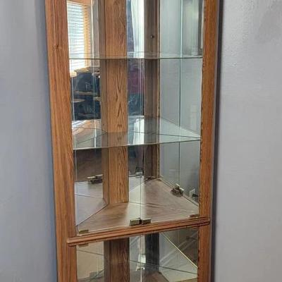 Corner Curio Cabinet #1