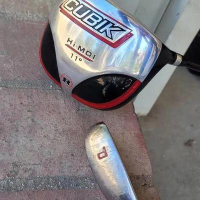 Cubik Golf Clubs and Golf Bag