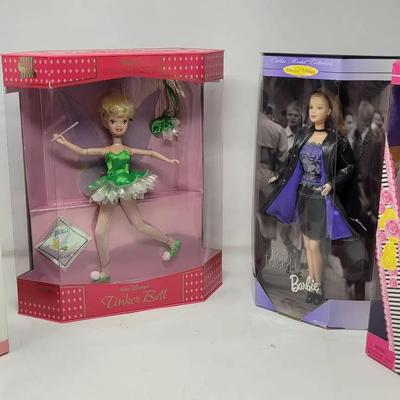 Libra, Trend Forecaster, and French Barbie Dolls, and Disney Tinker Bell