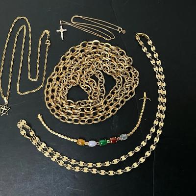 Gold Tone, Some Stamped, Jewelry