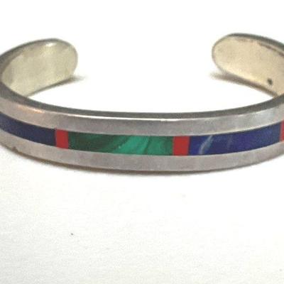 J. A. Young Sterling Bracelet