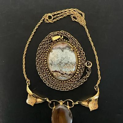 Agate and Other Pendant