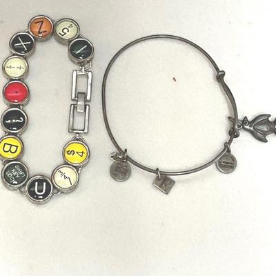 Typewriter Key Bracelet