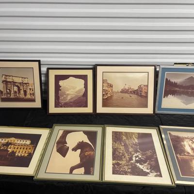 Collection Of Framed Pictures 