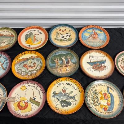 Hand Painted Decorative Plates