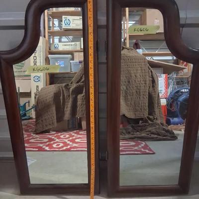 Bifold Solid Wood Mirror