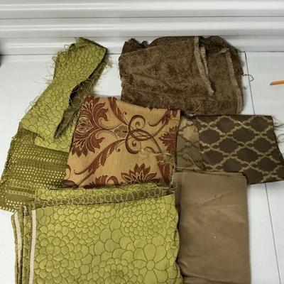 Fabric Scraps And Bag