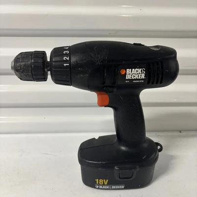 Black And Decker 18v Drill (450/850 RPM)