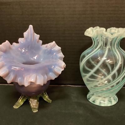 Jack In The Pulpit & Fenton Glass (2)