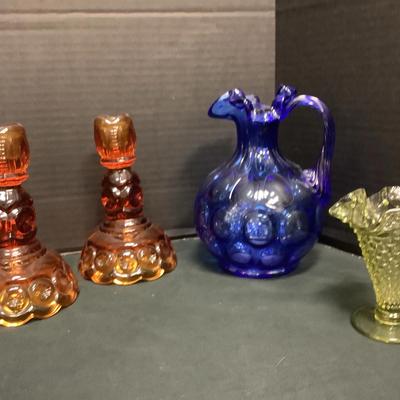 Colorful Vintage Glassware (4)