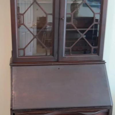Antique Maddox Mahogany Secretary