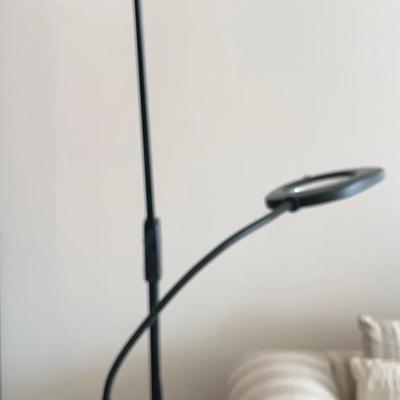 Rolling Lighted Magnifying Lamp, And Tabletop Magnifying Lamp