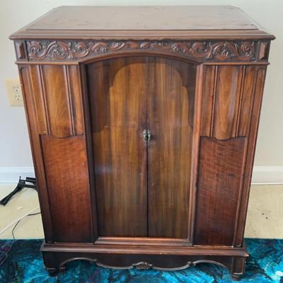 Antique Radio Cabinet