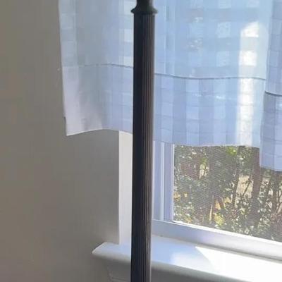 Vintage Metal Torchiere Floor Lamp
